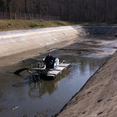 Curage de lagunes edivert